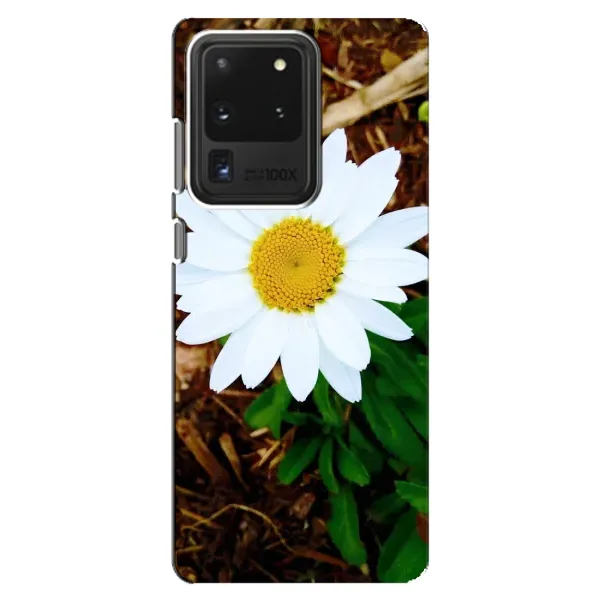 Чехол с рисунком «Белая ромашка» для Samsung Galaxy S20 Ultra Чехол с рисунком «Белая ромашка» для Samsung Galaxy S20 Ultra