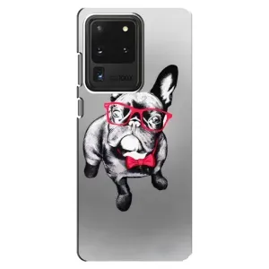 Чохол (ТПУ) Милі песики для Samsung Galaxy S20 Ultra (Бульдог в окулярах)