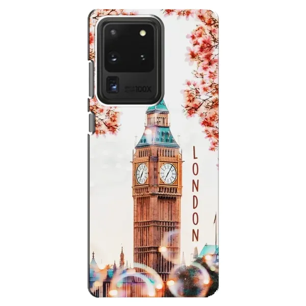 Чехол с рисунком «Часы Лондон» для Samsung Galaxy S20 Ultra Чехол с рисунком «Часы Лондон» для Samsung Galaxy S20 Ultra