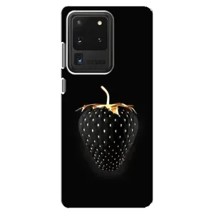 Чохол з зображенням смачної їжі для Samsung Galaxy S20 Ultra (Чорна полуниця)