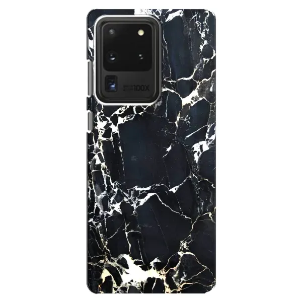 Чехол с рисунком «Чёрный мрамор» для Samsung Galaxy S20 Ultra Чехол с рисунком «Чёрный мрамор» для Samsung Galaxy S20 Ultra