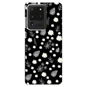 Чохли з тематикою "КВІТИ" на Samsung Galaxy S20 Ultra (цвітіння на чорному)