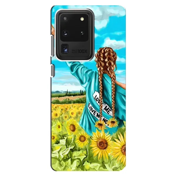 Чехол с рисунком «Девушка на поле» для Samsung Galaxy S20 Ultra Чехол с рисунком «Девушка на поле» для Samsung Galaxy S20 Ultra