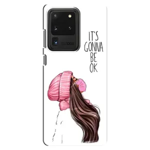 Чехол Стильные девушки на Samsung Galaxy S20 Ultra (Девушка в маске)