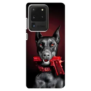 Чохол ДОБЕРМАН для Samsung Galaxy S20 Ultra (Доберман злий)