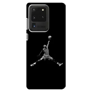 Силиконовый Чехол Nike Air Jordan на Самсунг С20 Ультра (Джордан)