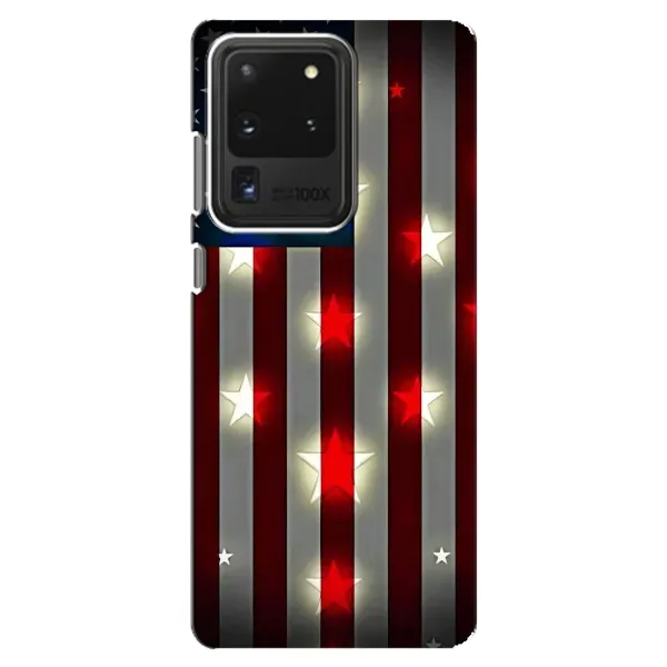 Чехол с рисунком «Флаг США 2» для Samsung Galaxy S20 Ultra Чехол с рисунком «Флаг США 2» для Samsung Galaxy S20 Ultra