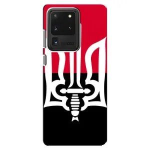Чехлы УПА (Красно-Чёрный) на Samsung Galaxy S20 Ultra (Герб Украины)