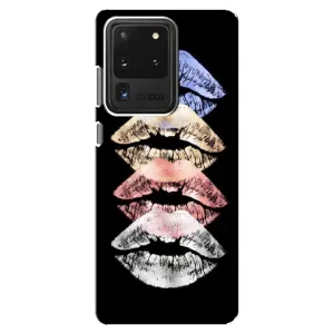 Чехол Стильные девушки на Samsung Galaxy S20 Ultra (Губы)
