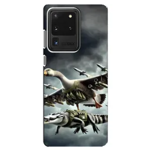 Чохол з мемами траралело тралала для Samsung Galaxy S20 Ultra (Гусіні і крокоділо)