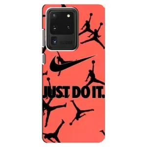 Силиконовый Чехол Nike Air Jordan на Самсунг С20 Ультра (Just Do It)