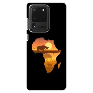 Летний Чехол на Samsung Galaxy S20 Ultra (Карта)