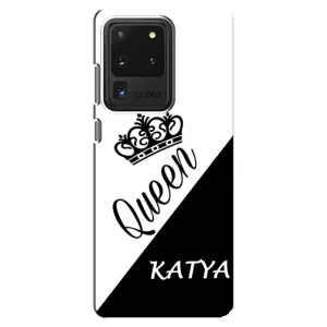 Именные Женские Чехлы для Samsung Galaxy S20 Ultra (KATYA)
