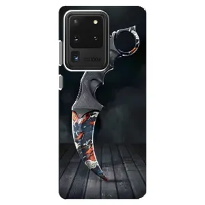Чехол КИБЕРСПОРТ для Samsung Galaxy S20 Ultra (Кинжал КС ГО)