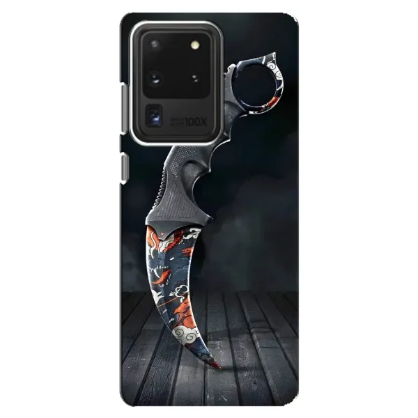 Чехол с рисунком «Кинжал КС ГО» для Samsung Galaxy S20 Ultra Чехол с рисунком «Кинжал КС ГО» для Samsung Galaxy S20 Ultra