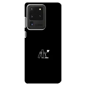 Чехол с картинками на черном фоне для Samsung Galaxy S20 Ultra (Книжки)