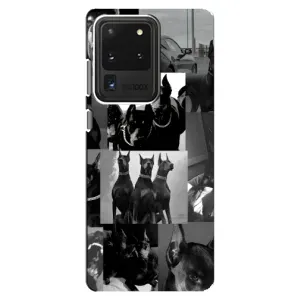 Чохол ДОБЕРМАН для Samsung Galaxy S20 Ultra (Колаж Доберман)