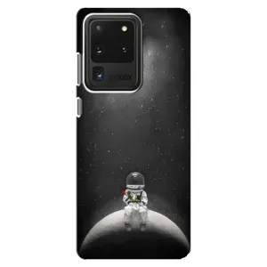 Силіконовый Чохол з принтом "Космонавти" на Samsung Galaxy S20 Ultra (Космонавт романтик)