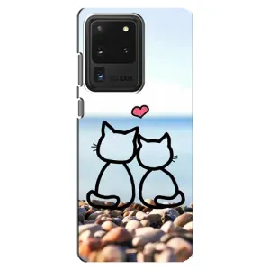 Силиконовые Чехлы Любимому человеку для Samsung Galaxy S20 Ultra (Котейки)