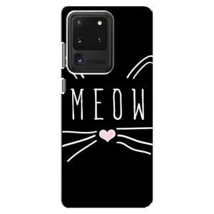 Бампер з зображенням Котиків для Самсунг С20 Ультра (КОТИК MEOW)