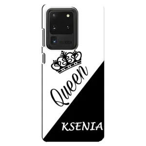 Именные Женские Чехлы для Samsung Galaxy S20 Ultra (KSENIA)