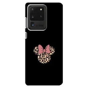 Чехол с леопардовым принтом на Samsung Galaxy S20 Ultra (Леопардовая Минни)