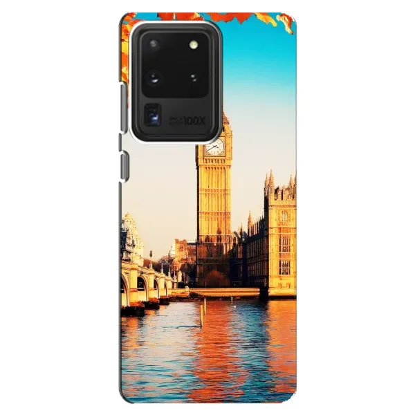 Чехол с рисунком «Летний Лондон» для Samsung Galaxy S20 Ultra Чехол с рисунком «Летний Лондон» для Samsung Galaxy S20 Ultra