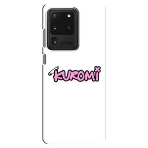 Чехол с персонажем Куроми на Samsung Galaxy S20 Ultra (Лого Куроми)