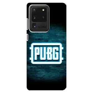 Чехол (TPU) с картинкой "Лого Пабг" на Самсунг С20 Ультра (Лого PUBG)