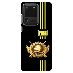 Чехол (TPU) с картинкой "Лого Пабг" на Самсунг С20 Ультра (Лого PUPG)