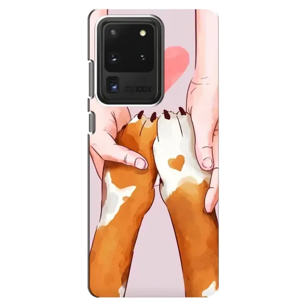 Чехол с рисунком «Любовь к собакам» для Samsung Galaxy S20 Ultra Чехол с рисунком «Любовь к собакам» для Samsung Galaxy S20 Ultra