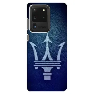 Чехлы с тематикой "Крутые машины" на Samsung Galaxy S20 Ultra (Лого Maserati)