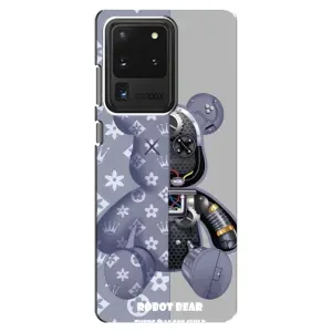 Силиконовый чехол для Samsung Galaxy S20 Ultra (Медведь Louis Vuitton)