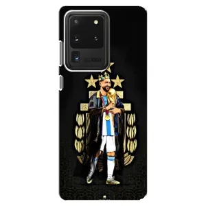 Чехлы Лео Месси Аргентина для Samsung Galaxy S20 Ultra (Месси король)