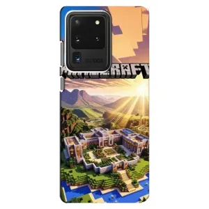 Чехол майнкрафт для Samsung Galaxy S20 Ultra (MINECRAFT)