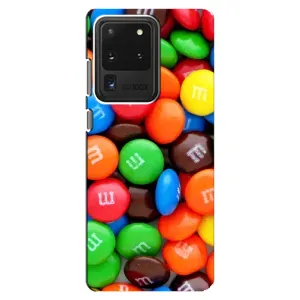 Чохол з зображенням смачної їжі для Samsung Galaxy S20 Ultra (Різнокольорові M&M'S)