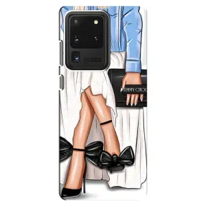 Силиконовый Чехол на Samsung Galaxy S20 Ultra с картинкой Стильных Девушек (Мода)
