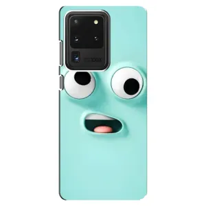 Силиконовые Чехлы (смешные стикеры) для Samsung Galaxy S20 Ultra (Забавное мятное лицо)