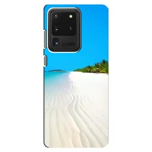 Летний Чехол на Samsung Galaxy S20 Ultra (Море песок)