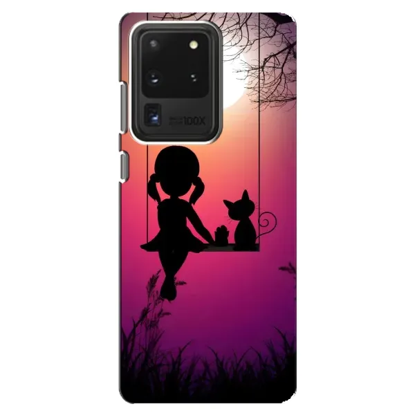 Чехол с рисунком «На качели» для Samsung Galaxy S20 Ultra Чехол с рисунком «На качели» для Samsung Galaxy S20 Ultra