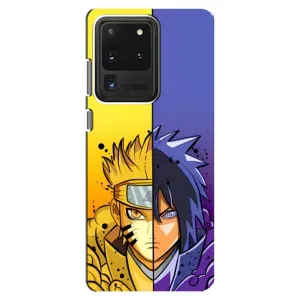 Купить Чехлы на телефон с принтом Anime для Samsung Galaxy S20 Ultra (Naruto Vs Sasuke)