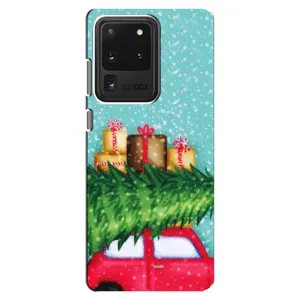 Чехол Новогодняя Елка на Samsung Galaxy S20 Ultra (Новогодние подарки)