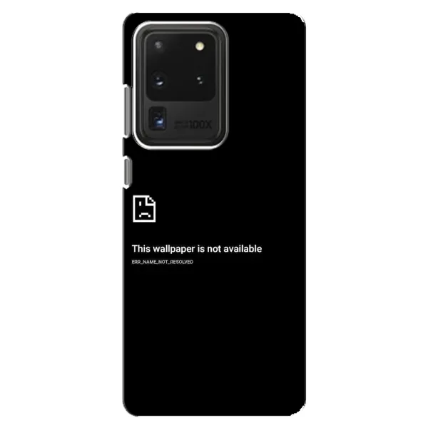 Чехол с рисунком «Ошибка» для Samsung Galaxy S20 Ultra