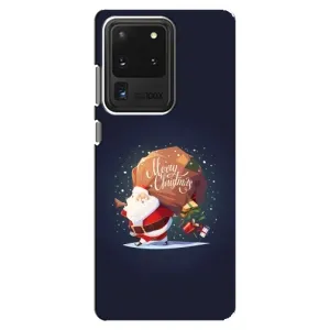 Чехол Санта Клаус для Samsung Galaxy S20 Ultra (Подарки от Санты)
