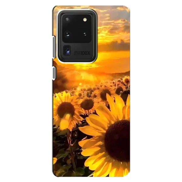 Чехол с рисунком «поле подсолнухов» для Samsung Galaxy S20 Ultra
