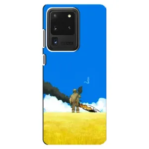 Чехлы на военную тематику для Samsung Galaxy S20 Ultra (Попадание)