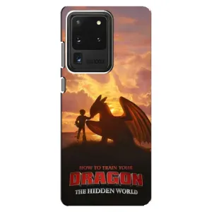 Чехол дракон Беззубик для Samsung Galaxy S20 Ultra (Постер Беззубика)