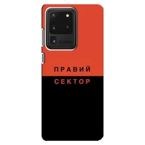 Чехлы УПА (Красно-Чёрный) на Samsung Galaxy S20 Ultra (Правый Серктор)