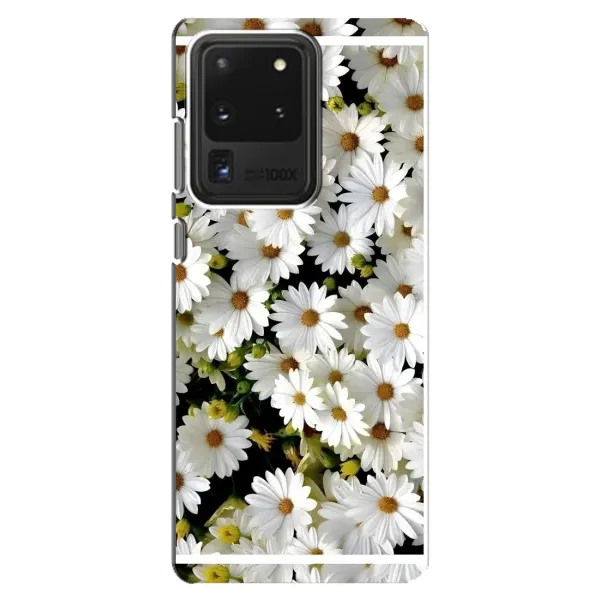Чехол с рисунком «Рамка в ромашках» для Samsung Galaxy S20 Ultra Чехол с рисунком «Рамка в ромашках» для Samsung Galaxy S20 Ultra