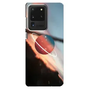 Чохол (ТПУ) з планетами на Samsung Galaxy S20 Ultra (Сатурн)